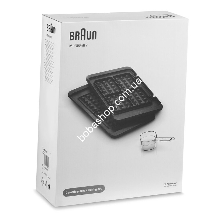 Панелі для вафель для гриля Braun MultiGrill 7 AS00006345